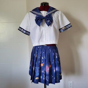 Bodyline galaxy print seifuku/sailor uniform